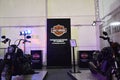 Harley Davidson motorcycle booth at Ride Ph motorcycle show in Pasig, Philippines